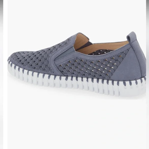 Isle Jacobson Slip On Blue/Grey Size 38 - Picture 2 of 9